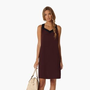 Burdeous Twiggy Shift Dress